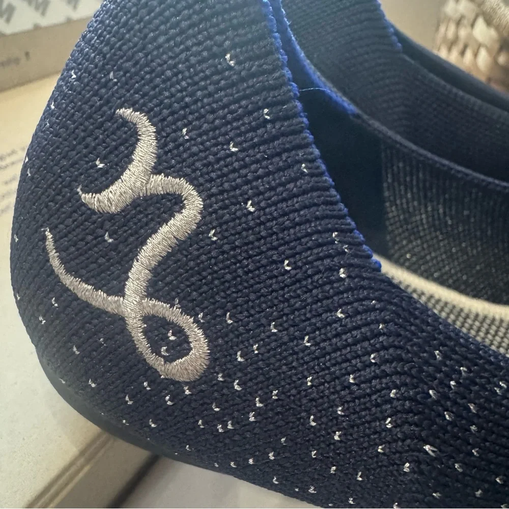 Rothy's The Capricorn Loafer Navy Blue Zodiac Flats